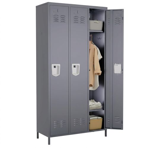 VIYET 3-Door Commercial Metal Locker