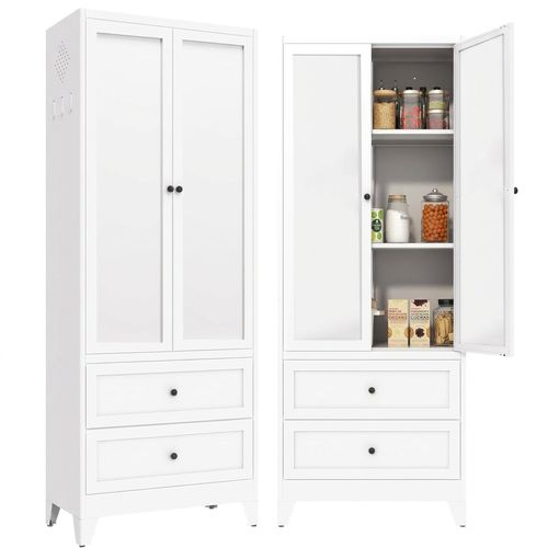 VIYET 72-inch Kitchen Pantry Cabinet